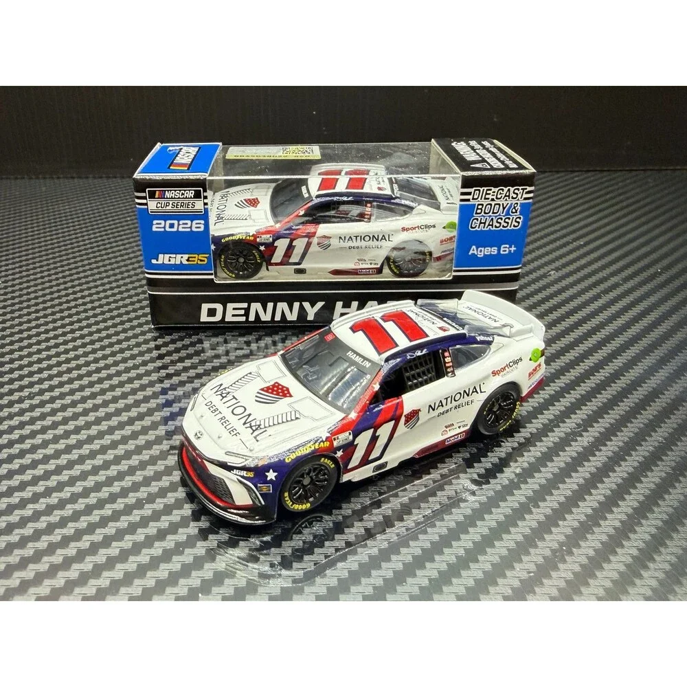 2026 Denny Hamlin 1:64 National Debt Relief NASCAR Diecast